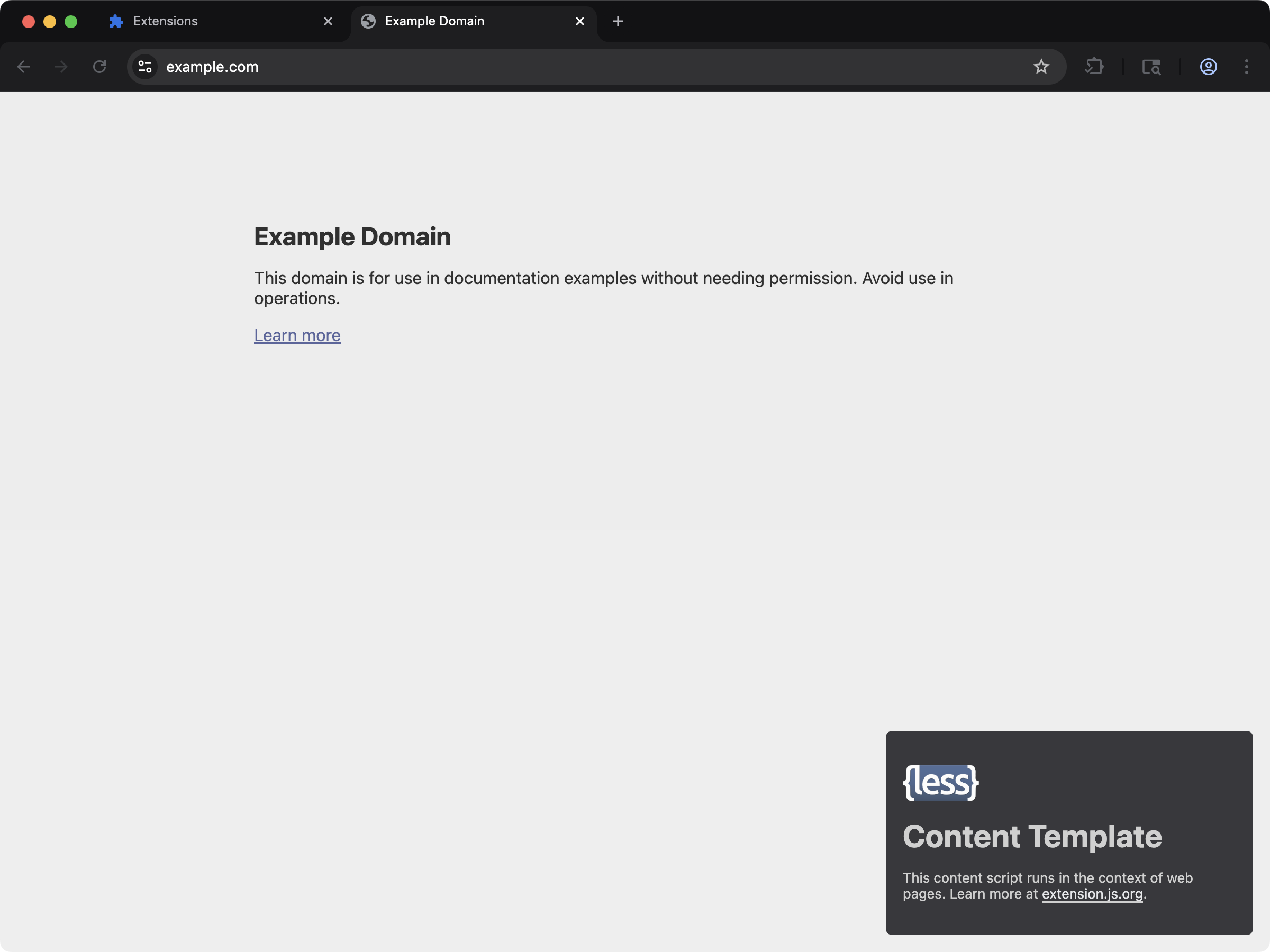 Templates – Extension Dev