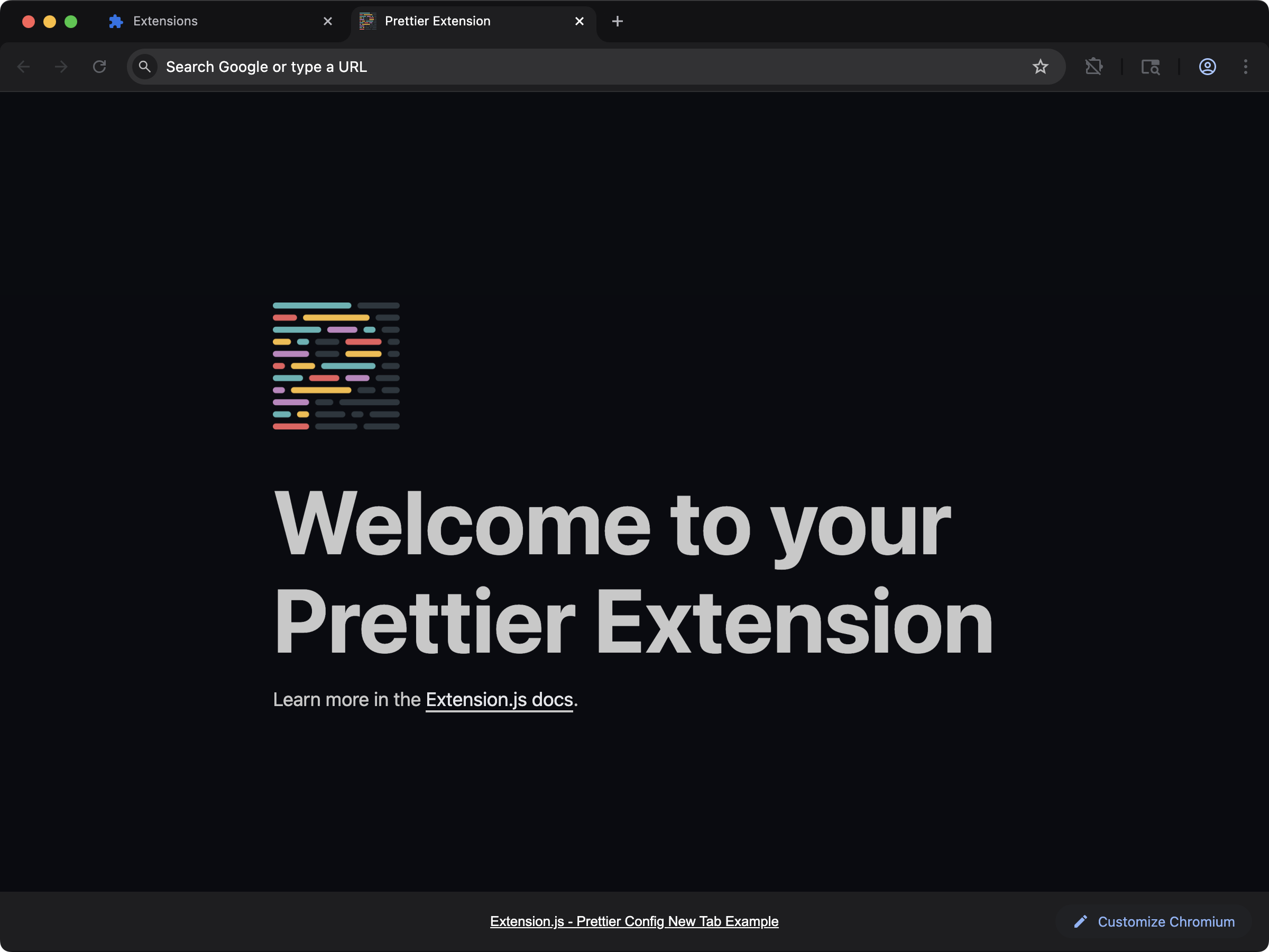 Templates – Extension Dev